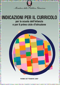 indicazioni nazionali
