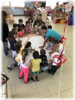 Un momento dedicato alla prepazione del lavoro in gruppo